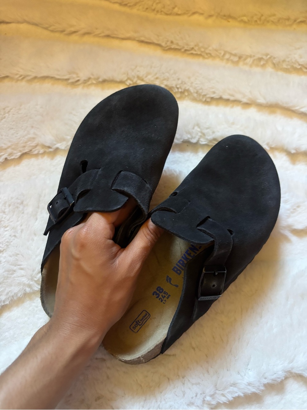 black boston birkenstocks - Picture 3 of 5
